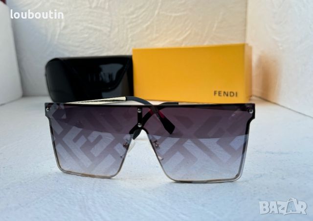 -15 % разпродажба Fendi мъжки слънчеви очила маска брандирани стъкла, снимка 7 - Слънчеви и диоптрични очила - 45226784