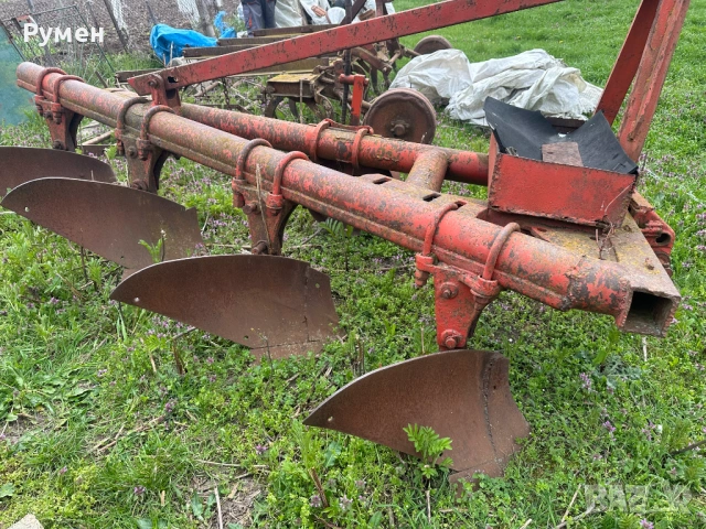 Масивен плуг 4х35 (четворка) – готов за дълбока оран, снимка 3 - Селскостопанска техника - 54270241