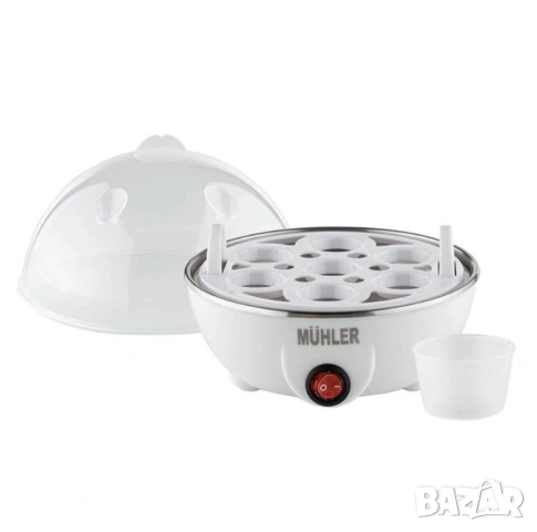 Уред за варене на яйца MUHLER ME-271 – Варете до 7 яйца бързо и лесно, снимка 8 - Друга електроника - 52098456
