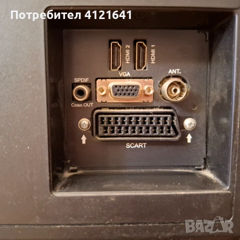 Телевизор CROWN, диагонал 66 см, дължина 65 см, височина 49 см, снимка 6 - Телевизори - 54280895