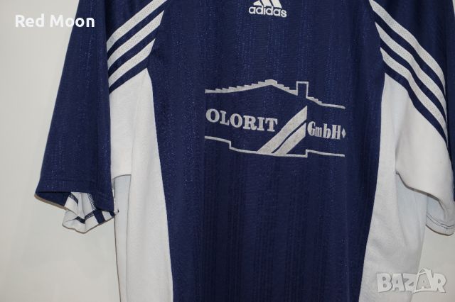 Vintage Спортна Футболна Тениска Adidas FV Daxlanden Colorit GmbH Размер XL Made In Tunisia, снимка 2 - Футбол - 45145427