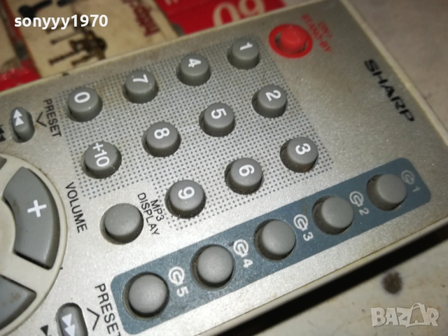 SHARP RRMCGA014SJSA AUDIO REMOTE-ВНОС SWISS 3011251637, снимка 14 - Други - 52593697