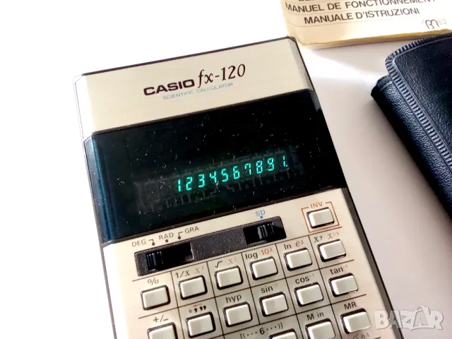 елка калколатор Casio fx-120, снимка 4 - Антикварни и старинни предмети - 47999358