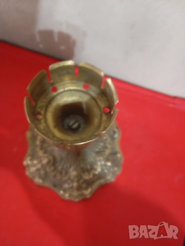 Винтидж свещник, снимка 4 - Други ценни предмети - 54016155