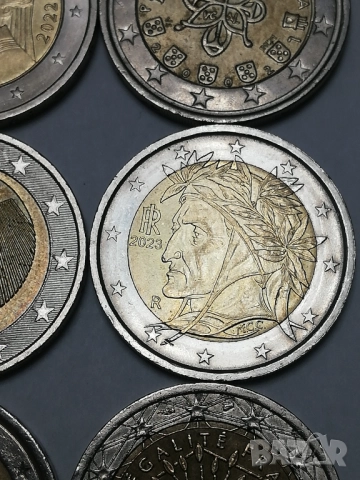 лот от 22 монети от 2 евро различни държави, снимка 4 - Нумизматика и бонистика - 47791967