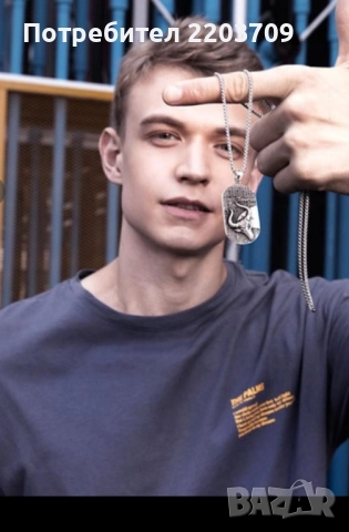 Стоманена огърлица, снимка 6 - Колиета, медальони, синджири - 52676516