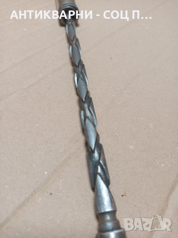 Стара Голяма Английска Спирална Тресчотна Отверка. , снимка 4 - Антикварни и старинни предмети - 52795144