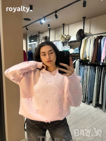 Дамска Розова Блуза , снимка 3 - Блузи с дълъг ръкав и пуловери - 52885149