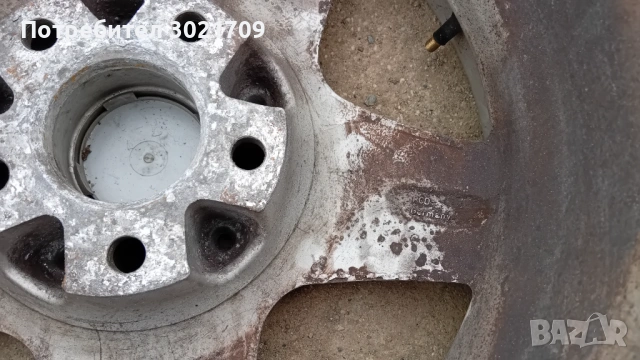 Джанти за мерцедес 5х112 16ки, 7,5J, ет38, снимка 4 - Гуми и джанти - 53909088