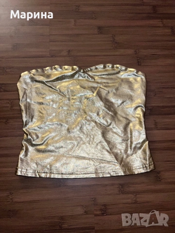 златна блуза за жени