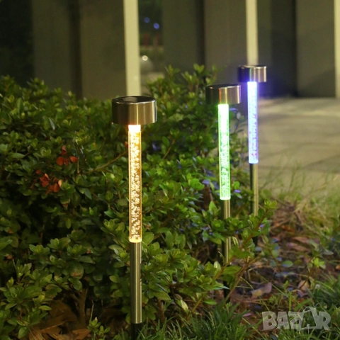 Соларна лампа с ефект „водни мехурчета“ 