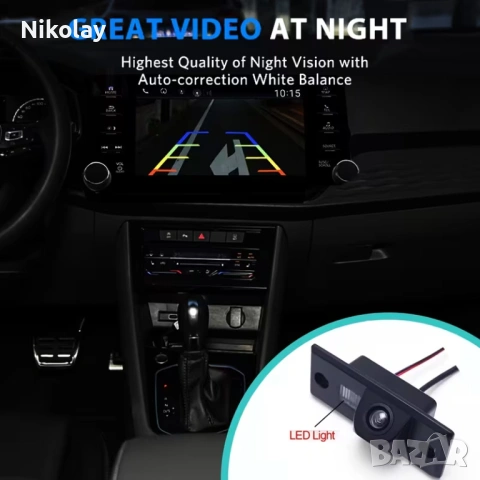 Камера за задно виждане за AUDI SKODA SEAT, снимка 4 - Части - 53732481