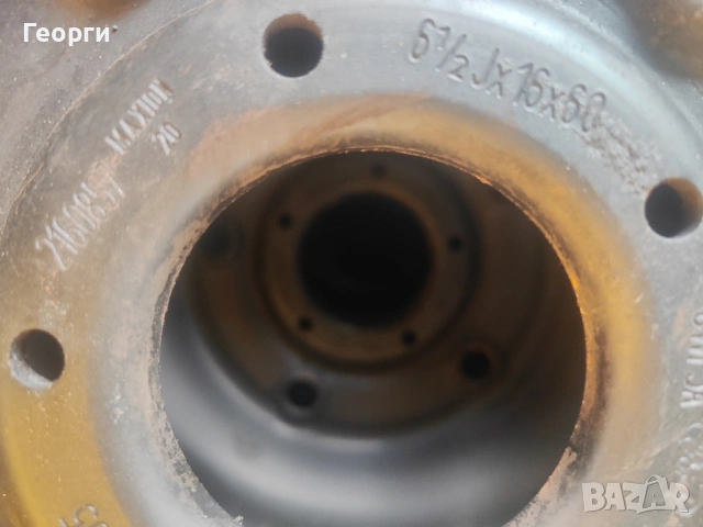 4бр.железни джанти за Ford 16цола, снимка 3 - Гуми и джанти - 54239982