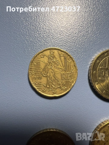 Евро монети от различни години и държави, снимка 4 - Нумизматика и бонистика - 53295123