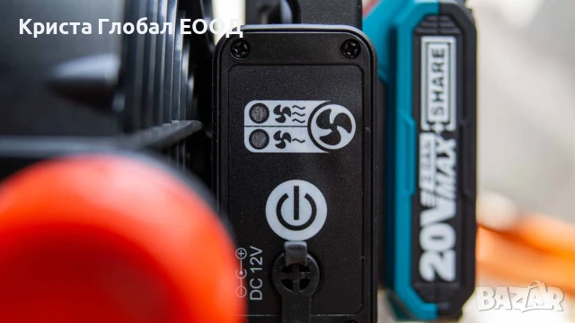 Индустриален вентилатор със стойка TOTAL Industrial, 20 V / 220 V, снимка 4 - Други инструменти - 51196672