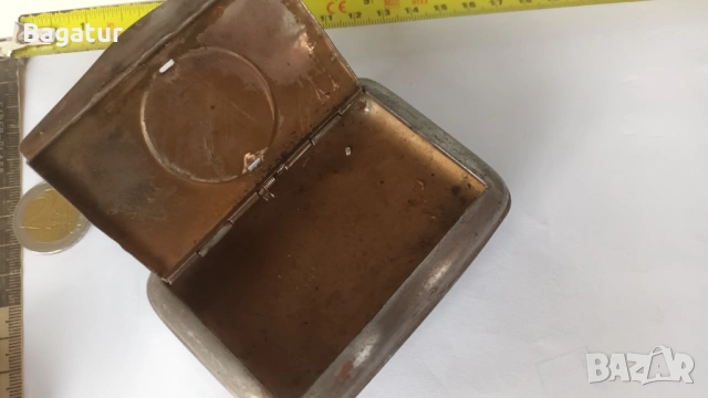 От на дядо шкафа,османска войнишка,табакера,кутия за тютюн, снимка 5 - Антикварни и старинни предмети - 54070932