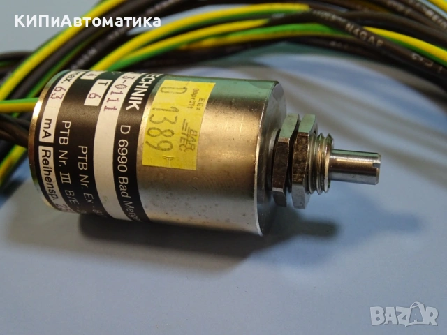 потенциометър BAR TEC 07-661 3-0111 EExd Potentiometer 250V, снимка 7 - Резервни части за машини - 54218744