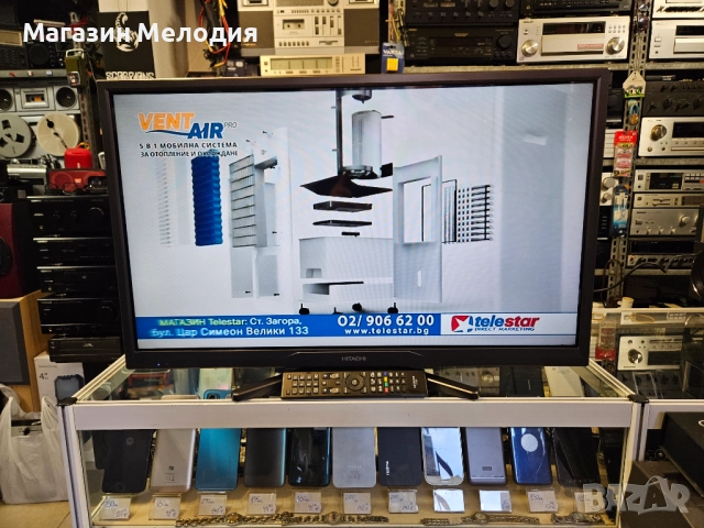 32" телевизор Hitachi 32HXC41  В отлично техническо и визуално състояние. Работи с кабелен интернет., снимка 2 - Телевизори - 52321761
