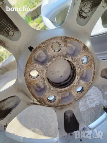 Оригинални джанти за хонда 16 цола 5х114.3 отвор 64.1 със летни гуми дот 24г, снимка 4 - Гуми и джанти - 53931150