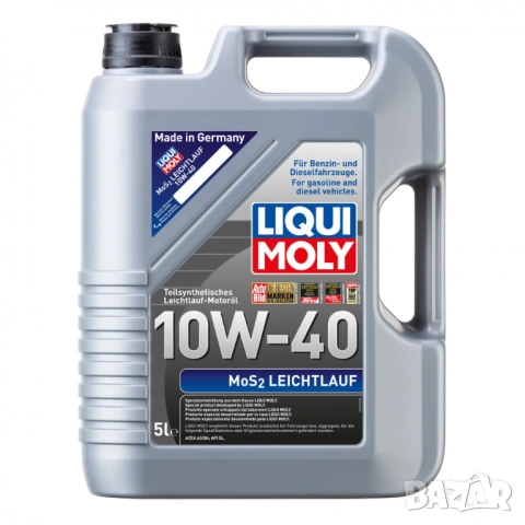 Моторно масло LIQUI MOLY MoS2 LEICHTLAUF SAE 10W-40 5L