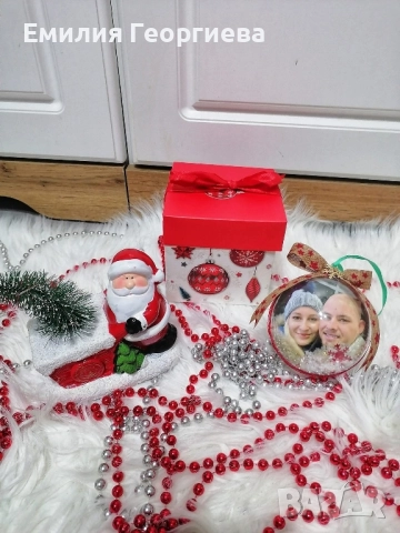 Коледни топки със снимки на най ниски цени , снимка 8 - Декорация за дома - 52452054