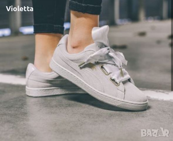 Puma Suede Ribbon дамски нови сникърси, снимка 1