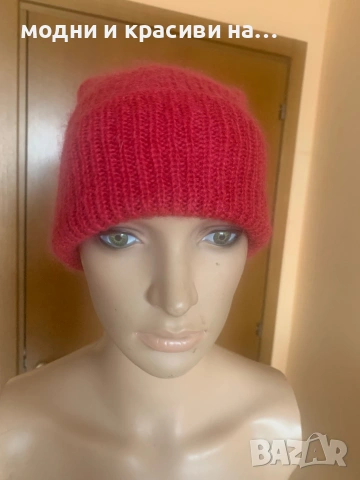 Зимни шапки, естествени материи, снимка 2 - Шапки - 53225198