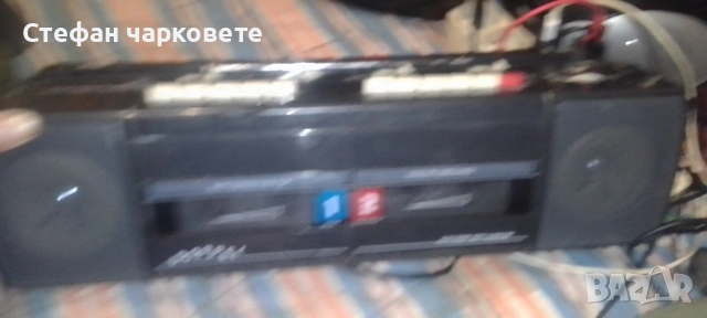 радио приемник и двукасетачен касетофон 