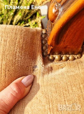 масивно френско кресло с подлакътници , снимка 9 - Дивани и мека мебел - 53172850