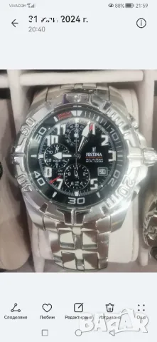 Mъжки часовник Festina, снимка 2 - Мъжки - 47082227