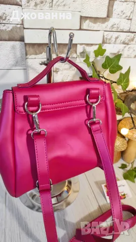 Обаг Obag Polly страхотни чанти зелена и циклама, снимка 9 - Чанти - 49758244