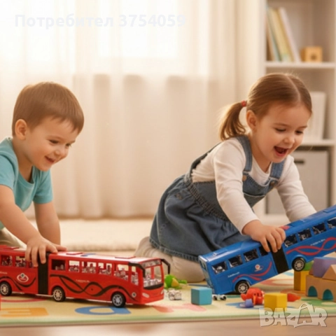 Истински автобус в мини вариант – радост за всяко дете Inertia Luxury Bus, снимка 3 - Коли, камиони, мотори, писти - 52354284