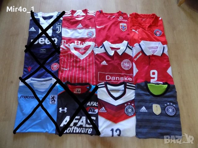 футболни тениски denmark germany bayern norge fc midtjylland adidas nike екип блуза оригинал