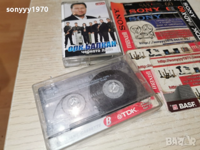 ОРК.БАЛКАН ЧЕРНОТО ЛАЛЕ-КАСЕТА 0501261852, снимка 2 - Аудио касети - 52992166