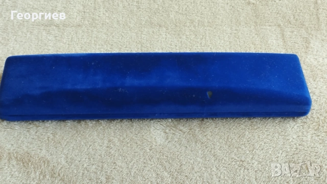 Комплект Сребърни обеци с пръстен 5.38 гр. син Кутии за бижута., снимка 7 - Обеци - 51416834