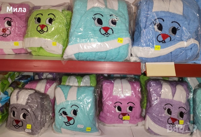 Детски хавлиени халати за баня, снимка 4 - Хавлии и халати - 51052512