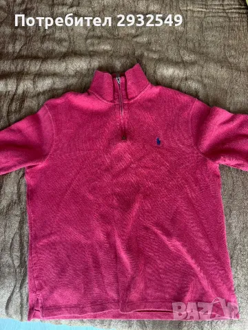 Polo Ralph Lauren half zip пуловер, снимка 1 - Пуловери - 47137140