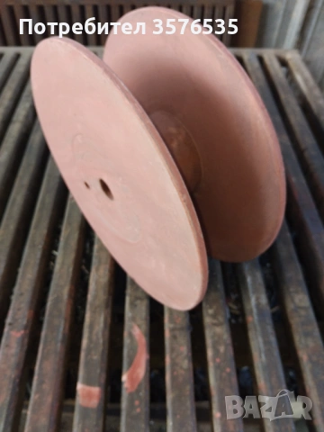 Масивна метална макара за стоманено въже (Ф300 мм)