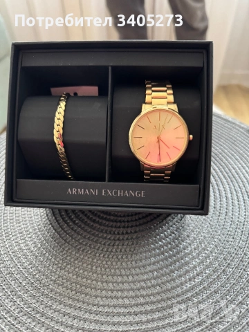 Комплект часовник гривна ARMANI EXCHANGE AX7144