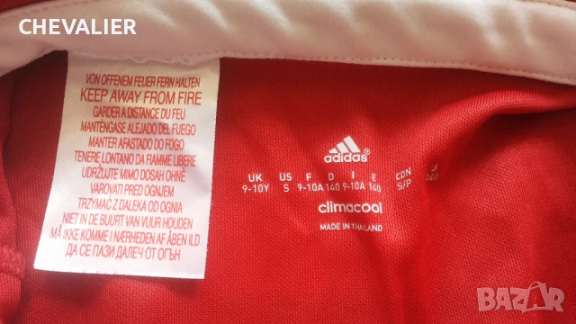 Adidas FC BAYERN MUNCHEN Kids Football T-Shirt Размер 9-10 г / 140 см детска футболна тениска 35-67, снимка 14 - Детски тениски и потници - 50886874