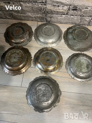 стари медни чинии , снимка 4 - Антикварни и старинни предмети - 53655738