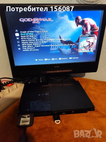 PS2 Slim 90004 хакнат, снимка 2 - PlayStation конзоли - 53408866