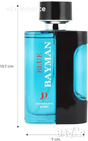 BLUE BAYMAN Eau De Toilette for Men 100ml, снимка 7 - Мъжки парфюми - 47647742