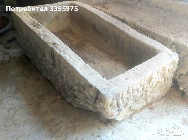 Автентично каменно корито от масивен камък 19 век, снимка 4 - Други - 53860616
