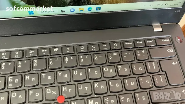 Лаптоп Lenovo ThinkPad L14 G1, 14" FHD IPS Touch, i3-10110U, 8GB DDR4, 256GB SSD, Win 11 Pro, снимка 5 - Лаптопи за работа - 47875677