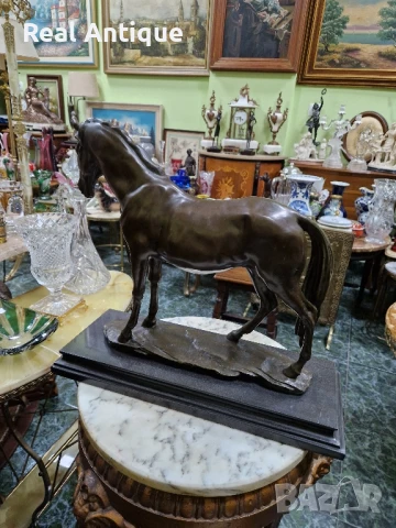 Страхотна антикварна авторска френска бронзова фигура статуетка скулптура , снимка 7 - Антикварни и старинни предмети - 50644442