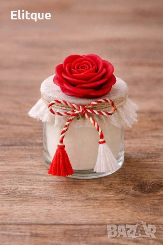 ръчно изработено подаръчно бурканче , снимка 4 - Декорация за дома - 53265196