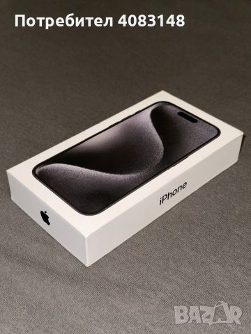 iPhone 15 Pro 128 GB Black Titanium , снимка 1