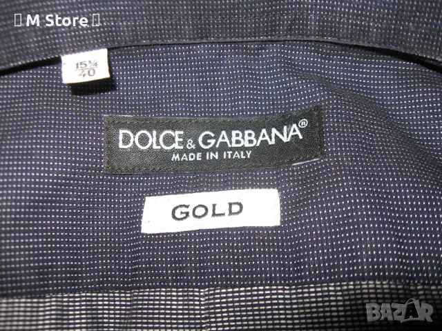 Dolce & Gabbana Gold® мъжка официална риза , снимка 5 - Ризи - 47158500