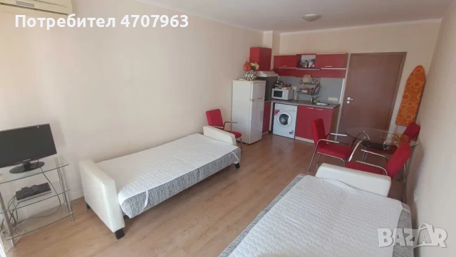 Студуио - Слънчев бряг, снимка 2 - Апартаменти - 53708708